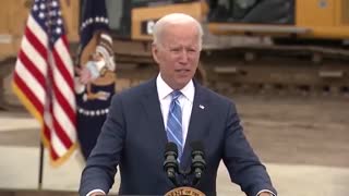 Biden FORGETS HE'S OUTDOORS During Event in Absurd Video