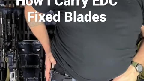 How I Carry a Fixed-Blade Knife Every Day! #shorts #youtubeshorts #edc