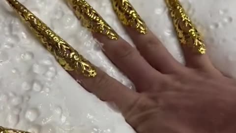 Big batch slime Asmr with worlds longest nails