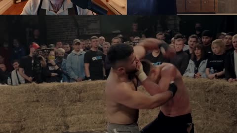 Warrior Bare Knuckle Fight - Old Man React