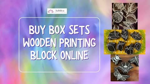 Buy Box sets Wooden Printing Block Online