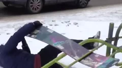 How NOT to break a snowboard