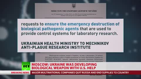 Russia claims Ukraine destroying evidence of US-funded bioweapons program