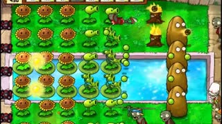 Plants vs Zombies Aventura Piscina Nivel 3 9