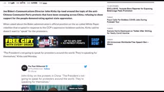 Biden Spox Refuses To Support Anti-CCP Protests Engulfing China