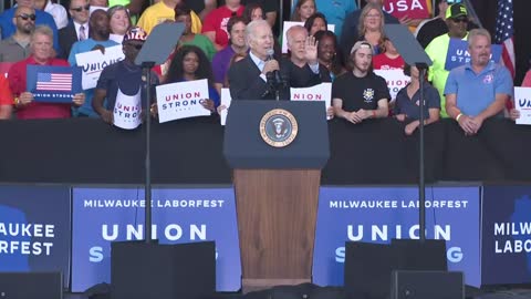 Biden gets mercilessly heckled in Wisconsin during his Labor Day speech
