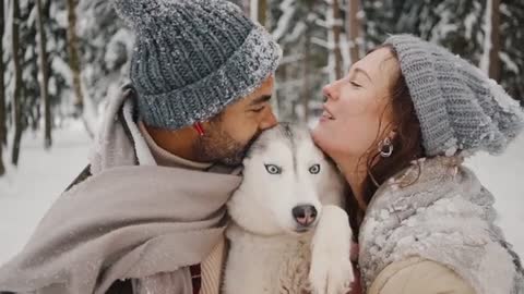 Woman Training Her Dog