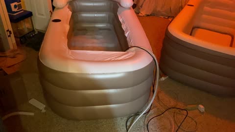 Trying to Master the Inflatable Tubs, Practicing Fuzzy Math, and Trying out the Submersible Pump in Hillbilly Heaven on Monday, 10/02/2023, at 22:20 EDT