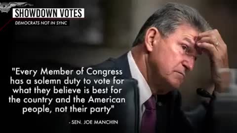 Sen.Manchin standing firm against Biden's $3.5T social spending disaster bill.