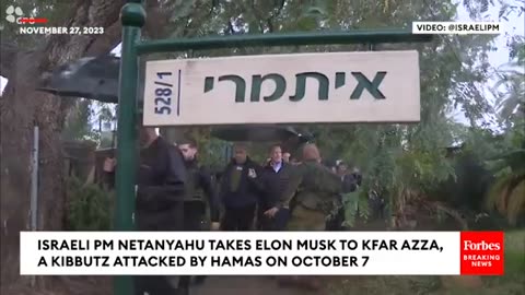 BREAKING NEWS: Elon Musk Visits Kibbutz Attacked By Hamas Alongside Israel's PM Benjamin Netanyahu