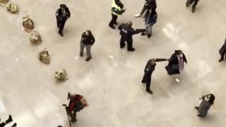 JUST IN: Anti-Israel Protestors Occupy The Hart Senate Office Building