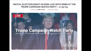 WATCH: Election Night in Iowa LIVE with RSBN at the Trump Campaign Watch Party