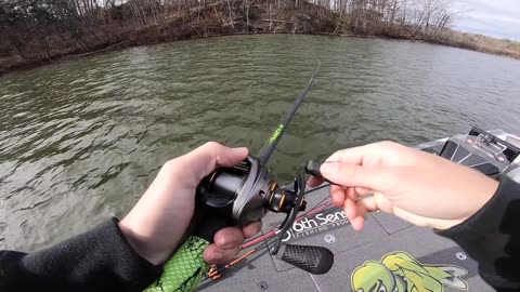 He got INSTANT KARMA for this... (Winter Bass Fishing)