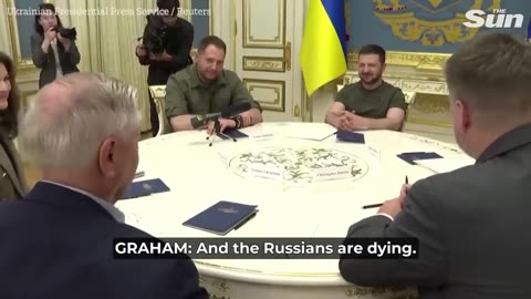 Lindsey Graham in Ukraine: "The Russians are dying... it's the best money we've ever spent."