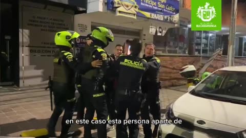 Control contra borrachos en Bucaramanga