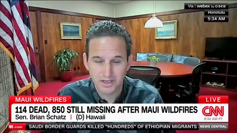 Sen. Brian Schatz on Maui wildfires: "I just think this is the new normal..."