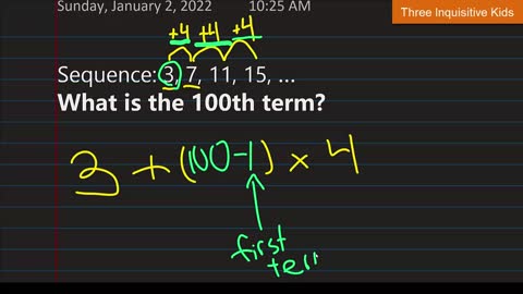 Arithmetic Progression: Problem 1