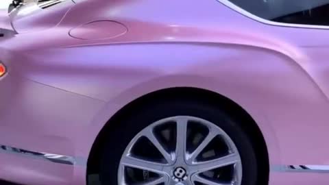 Pink Bentley #pinkcar #cars #luxurycars
