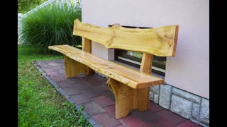 Woodworking: Wooden Cherry Bench