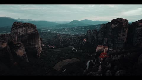 DON'T miss The Meteora Monasteries when visiting Greece | 4k European Nature Relaxation Film