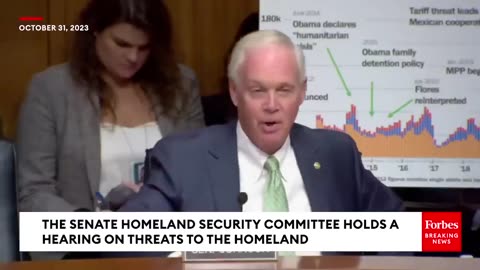 Sec. Mayokas HUMILIATED By Sen. Ron Johnson for his "travesty" of a border