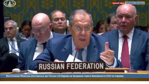 LE RAGIONI DELLA RUSSIA, L'INTERVENTO DI LAVROV ALL'ONU 30-09-2023