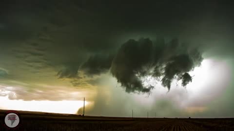 Chaos in the skies over Saskatchewan, Canada.