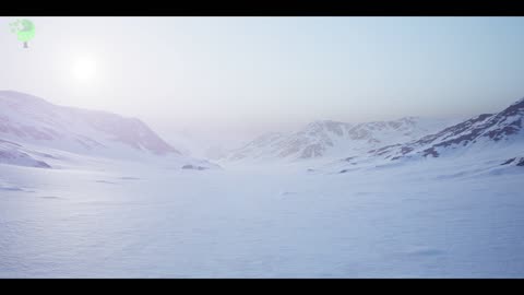 aerial landscape of snowy hd