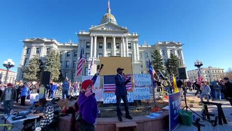 Casper Stockham at the We Are The Storm rally in Denver
