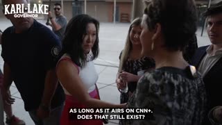 "Will It Air on CNN+?" - Kari Lake HUMILIATES CNN Reporter