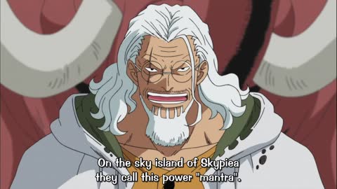 One Piece – Silvers Rayleigh demonstrates Observation Haki to Luffy