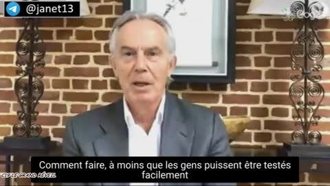 TONY BLAIR AVAIT PARFAITEMENT RÉSUMÉ LA PENSÉE PROFONDE DES MONDIALISTES... TOUT EST DIT !!!