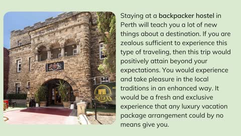 Things To Consider While Planning A Backpacker Trip To Perth