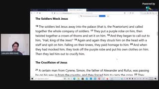 Luke John Bible Study: Mark 15, Part 2, Jesus mocked before crucixion