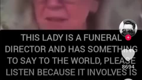 Female Funeral Director Exposes The Current Genocide