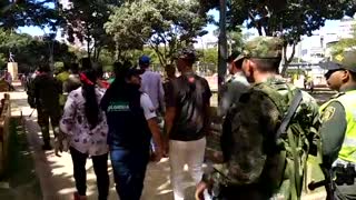 Venezolanos indocumentados en parques de Bucaramanga