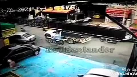 En video quedó registrado ataque de sicarios a hombre en Bucaramanga
