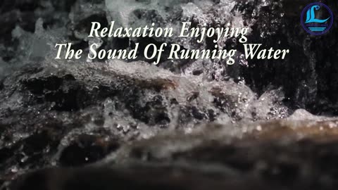 Relaxation Enjoying The Sound Of Running Water