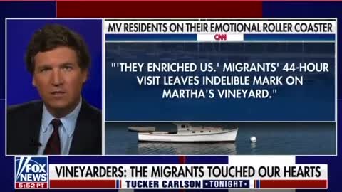 Tucker Mocks Libs Trying to Spin Martha's Vineyard Hypocrisy