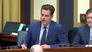 Rep. Matt Gaetz submits the hard drive of Hunter Biden’s laptop into the Congressional Record