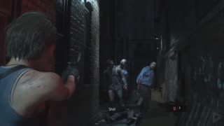 Resident Evil 3 remake, Action in the Parking Garage