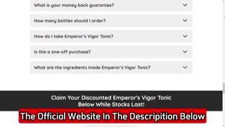 Emperor's Vigor Tonic