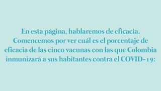 Eficacia de las vacunas anti COVID-19 que se aplican en Colombia