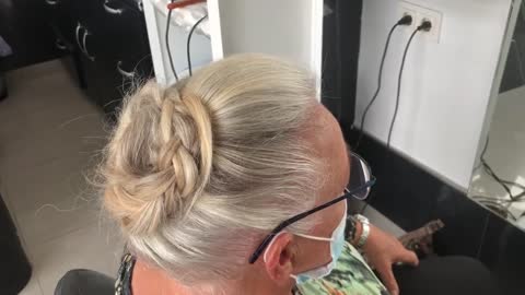 updo hairstyles long hair by Amal Hermuz