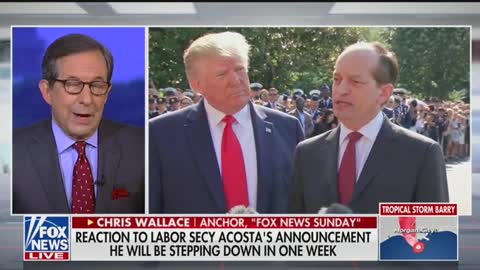 Chris Wallace questions Acosta resignation