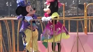 Minnie & Mikky Mouse Special Waving Hands For Kids on Moving Ship