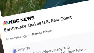 New York / New Jersey rocked by a SECOND rare earthquake 4.5.24