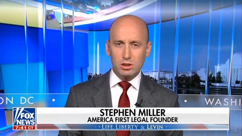 Stephen Miller talks about impeachable and illegal conduct