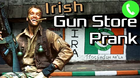 Arnold Calls Irish Gun Stores - Prank Call