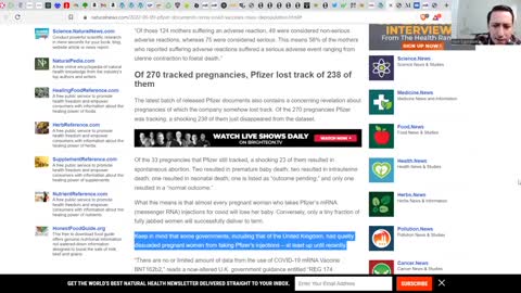 MASS DEPOPULATION ACCORDING TO PFIZER! - DOCUMENT LEAK PROVES VACCINE IS CAUSING DIE OFF!